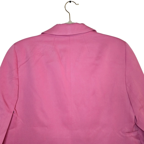 J. Crew Factory Drapey Twill Double-Breasted Blazer - Picture 9 of 10